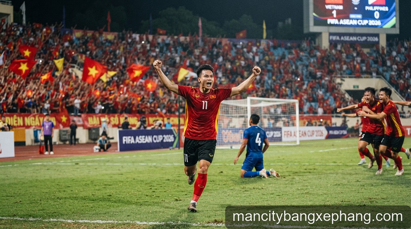 FIFA ASEAN Cup 2026: Chiến thắng 1-0 trước Philippines và thông điệp từ HLV Kim Sang-sik